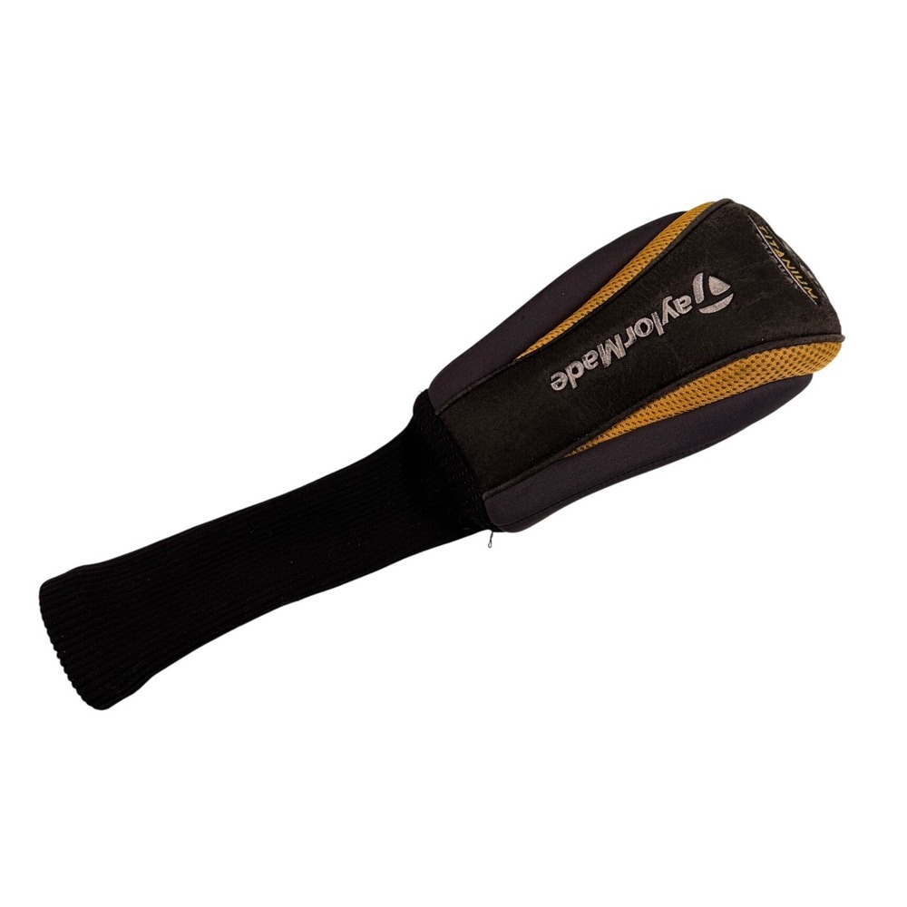 TaylorMade R580 Titanium Fairway Wood Headcover Black Gold Grey Golf Club Cover